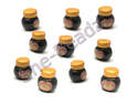 Fimo Marmite Champagne I Love You Jar Charm Beads Tiny (3D) Pk 10