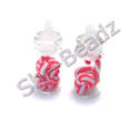 Miniature jar of Red & White Candy Canes Pk 2 Jars