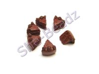 Fimo Chocolate Cake Slice Charm Beads Mini Pk 6