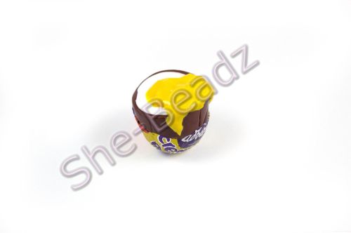 Fimo Large Cream Egg Pendant With Wrapper Pk 2