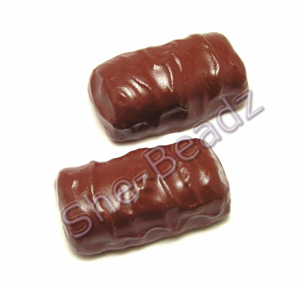 Fimo Twix Charm Beads Pk 5