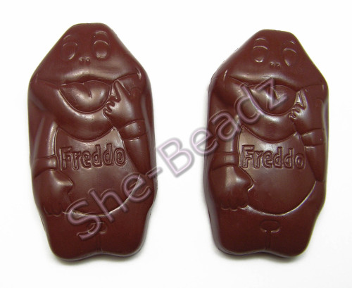 Fimo Freddo Chocolate Pendant Pk 2