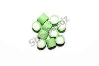 Fimo Dolly Mixture Round Charm Beads Green Pk 20