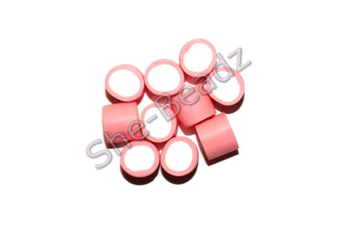 Fimo Dolly Mixture Round Charm Beads Pink Pk 20