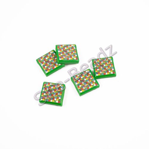 Fimo Snakes and Ladders Board Game Charm Beads Pk 10