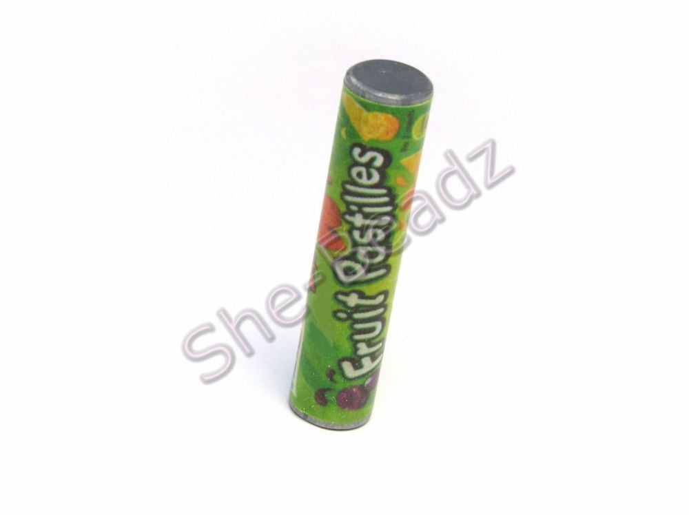 Fimo Fruit Pastilles Tube Charms (Tiny) Pk 10