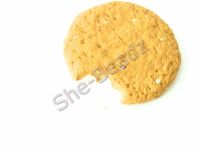 Fimo Large Hobnob Biscuit Pendants (Bitten) Pk 2