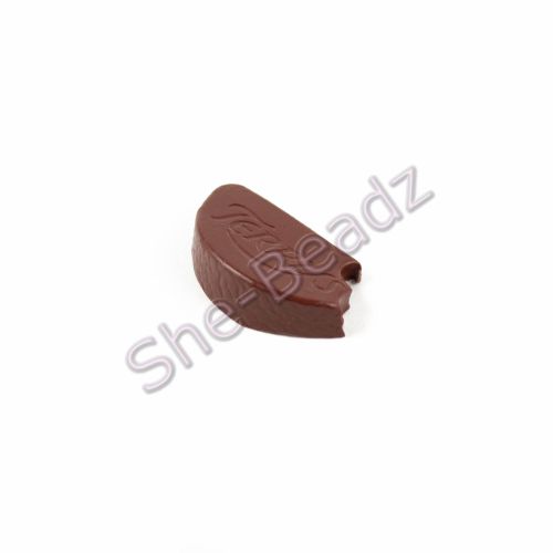 Fimo Mini Chocolate Orange Segment Charm Beads (Bitten) Pk 5