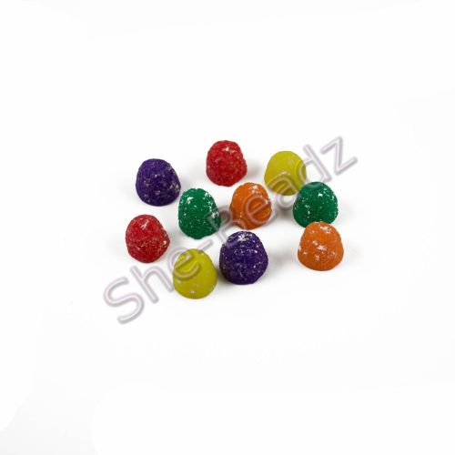 Fimo Fruit Dew Drop Charm Beads Pk 10