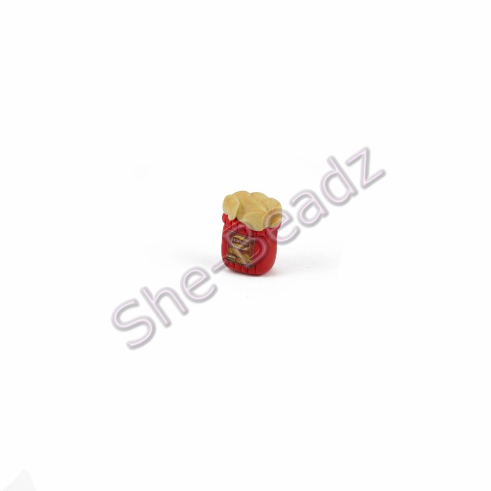 Fimo Open Crisp Packet Charm Beads Tiny (Ready Salted) Pk10