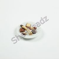 Minature Continental Biscuits on a Plate Pk 1