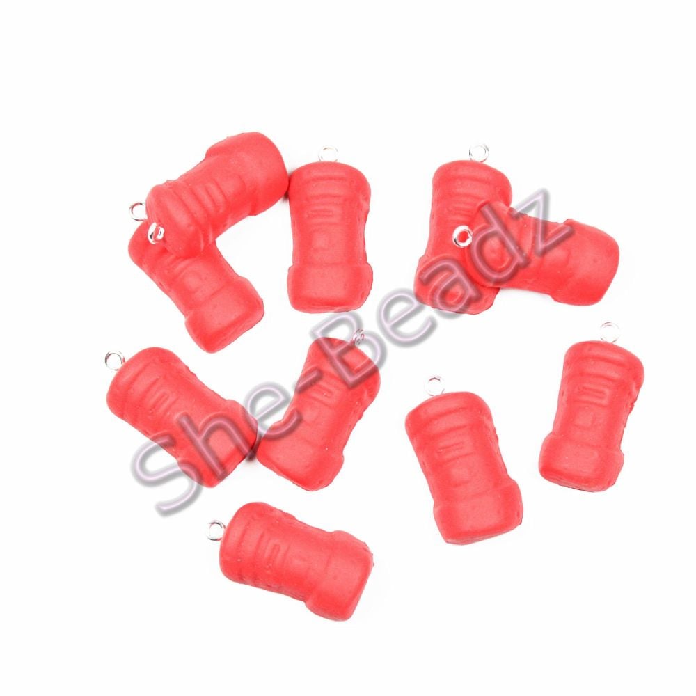 Fimo Post Box Flat back Charms Pk 10