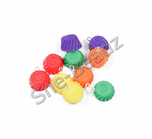 Fimo Fruit Jelly Charms Pk 10