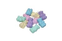 Fimo Tiny Pastel Coloured Gummy Bear Charms Pk 12