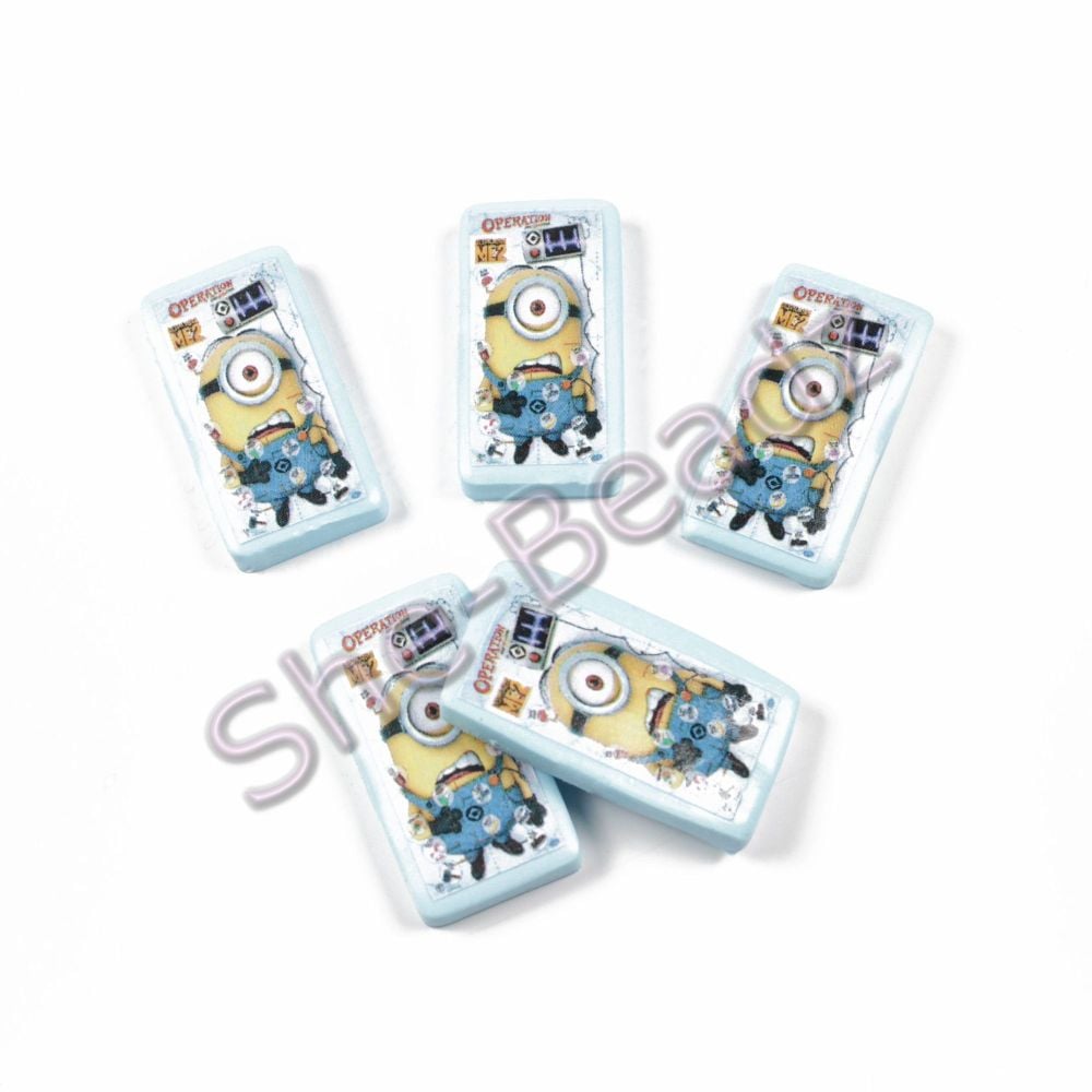 Fimo Minion Operation Board Game Charm Beads Pk 10