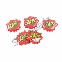 Fimo ZAP! Pop Art Charm Beads (Red) Pk 10