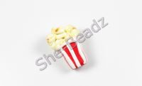 Fimo Popcorn Charm Pendants Pk 10