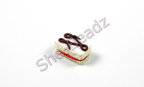 Fimo Bakewell Slice Charm Beads Pk 10