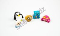Fimo Adventure Time Character Charms Pk 10