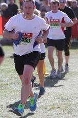 Jude running the marathon for Speech, Sign and Song