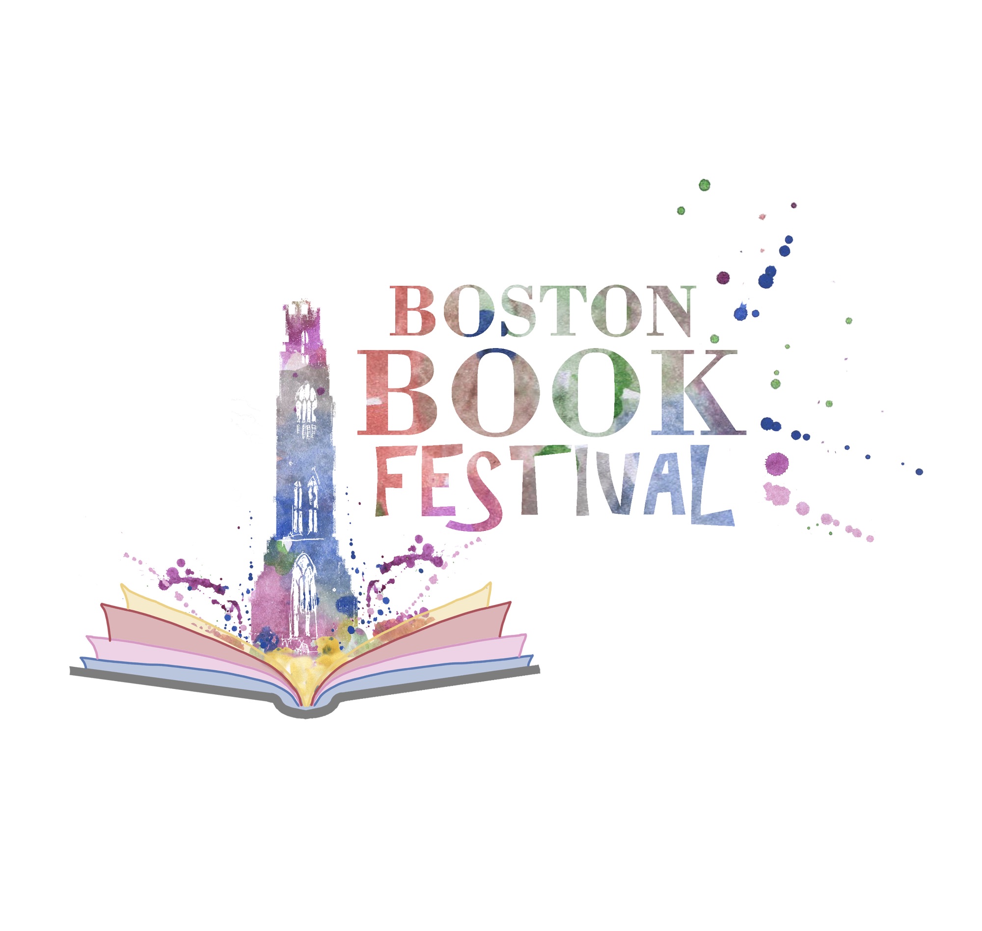 Boston Book Festical Hero Logo on trans