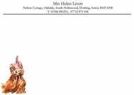 hen correspondence card