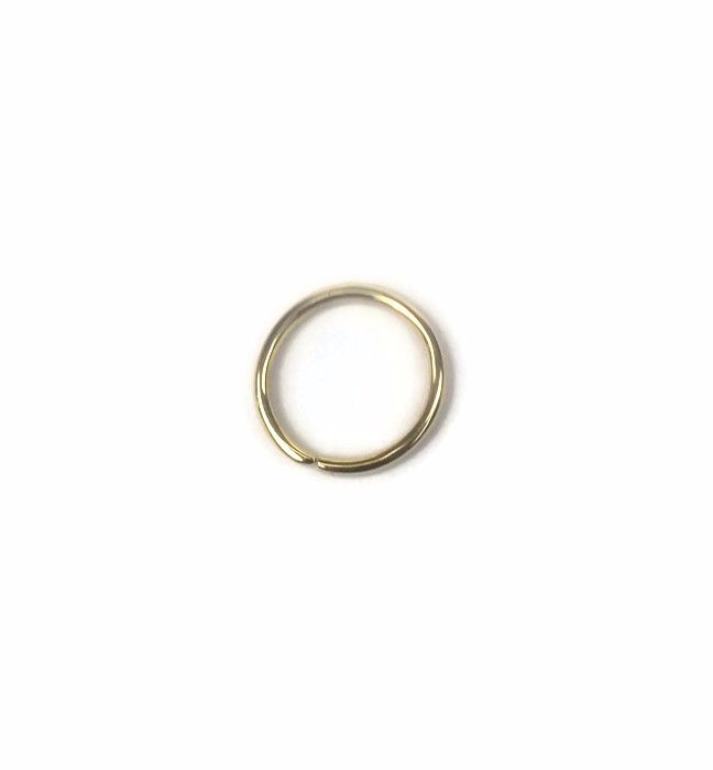 Seam Ring, 18 carat Yellow Gold, 1.2 mm x 8 mm ID