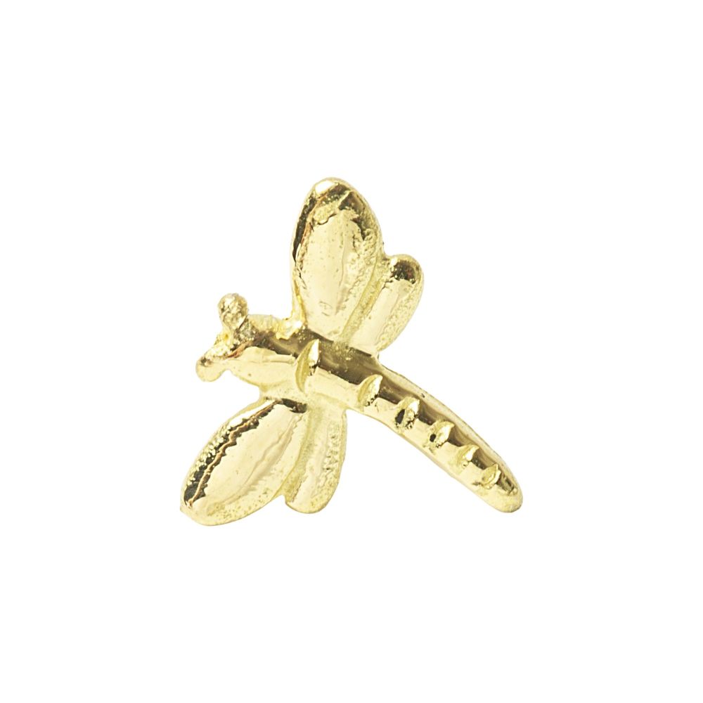 Dragonfly, 18 carat yellow gold front