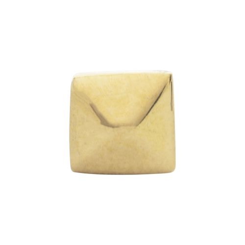 Pyramid, 18 carat Yellow Gold, solid gold, front only