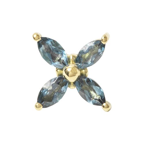 Freya, 18 Carat Yellow Solid Gold, Front only