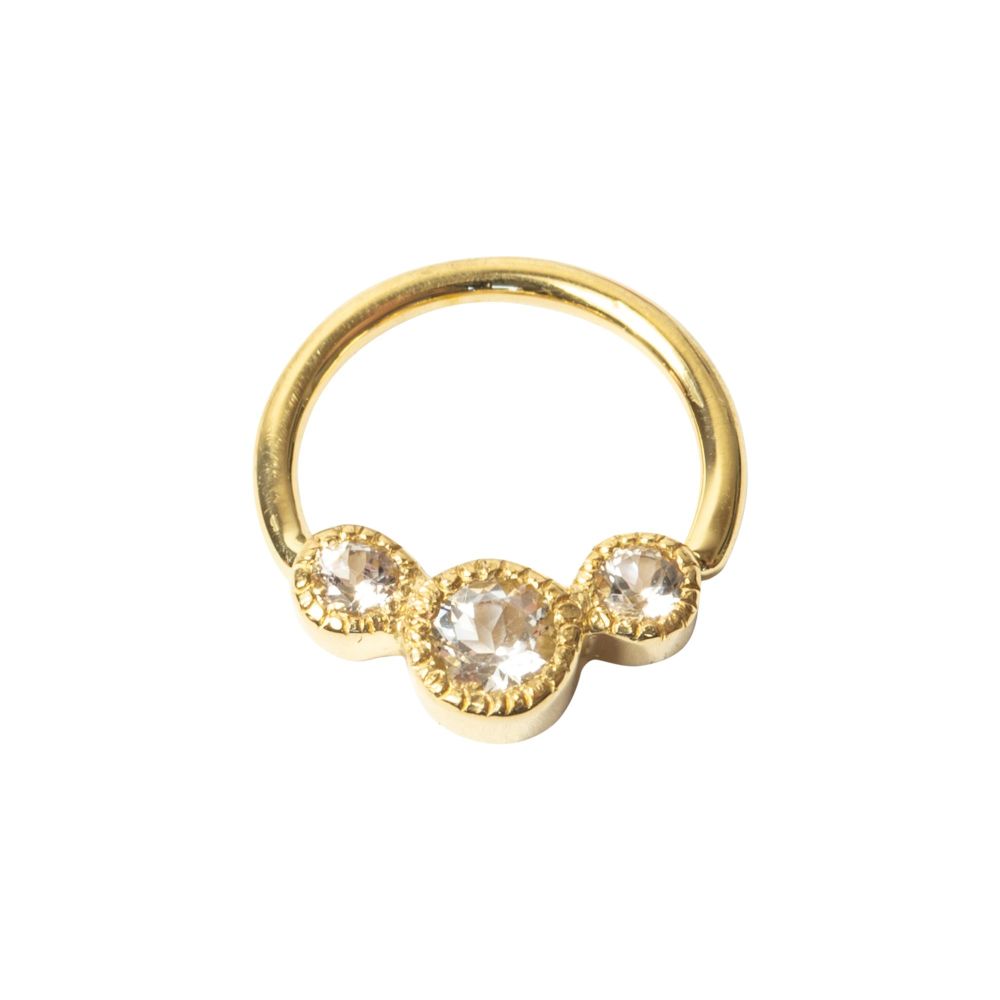 Katie, 18 carat yellow Gold Seam ring 