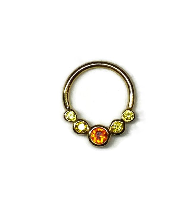 Surya, 18 carat Yellow gold seam ring