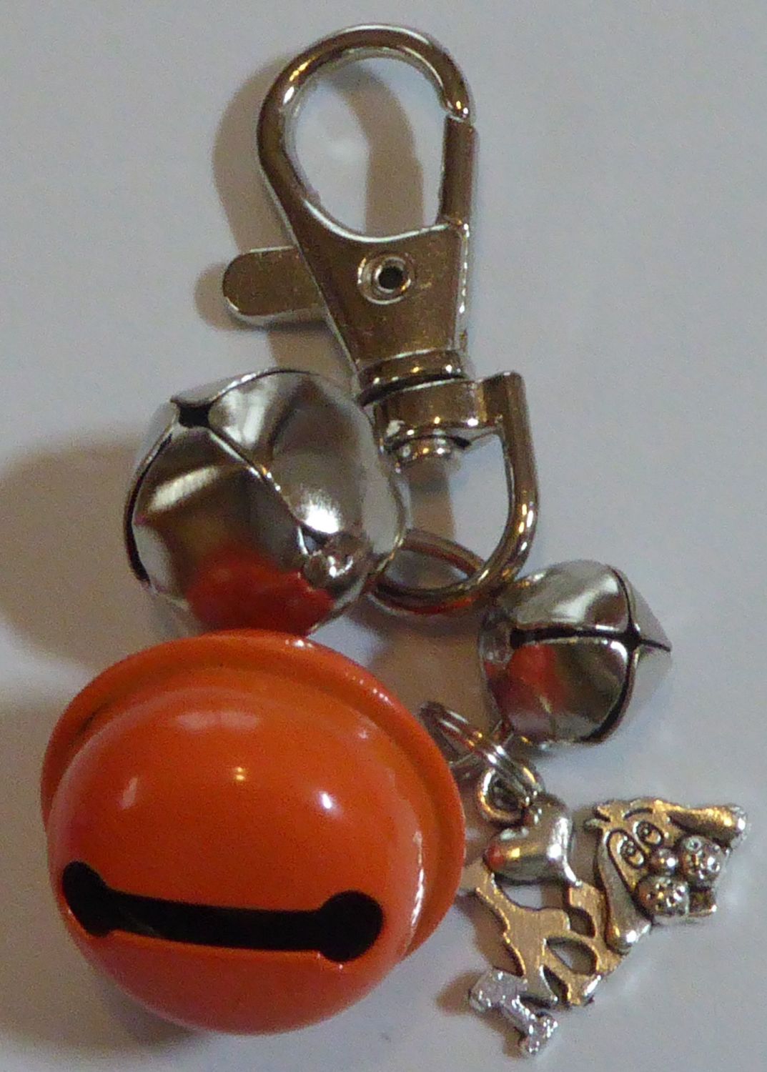 Jake's Walkies Jingle Bells Key Ring for Partially Sighted or Blind Dogs OR