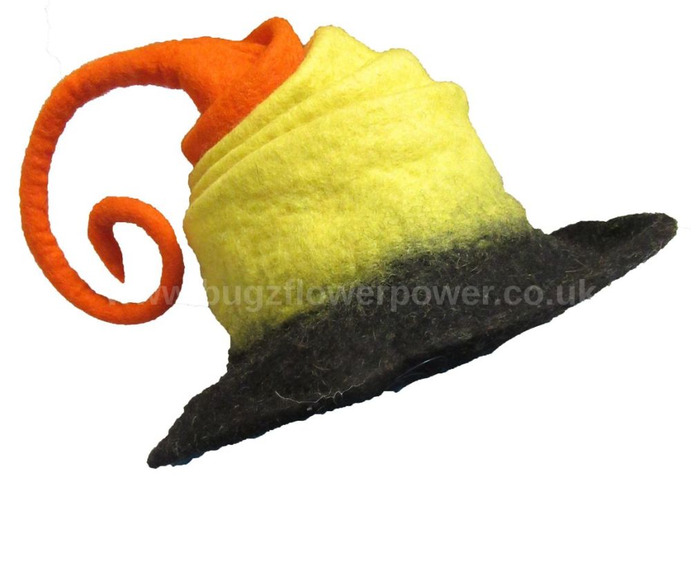 Two looks festival witchy fae felt hat