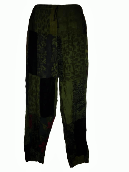 Funky patchwork trousers