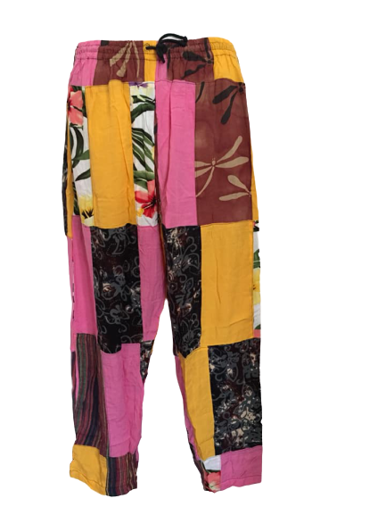 Funky hippy patchwork trousers