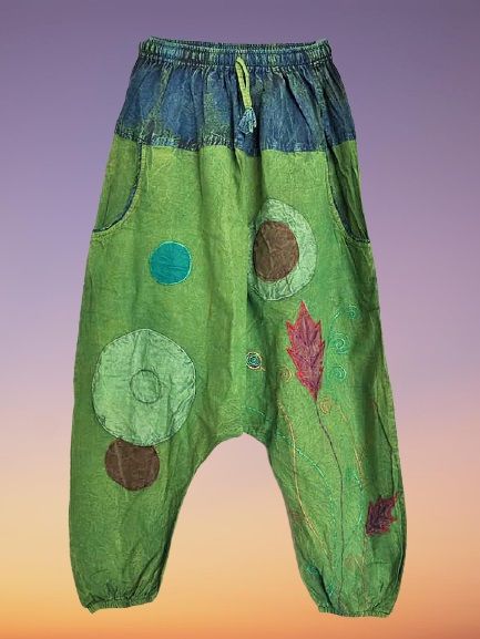 Nature love hippie harem trousers