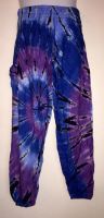 Hippy festival SKYE  tie dye harem trousers [waist 22-50 inches] TR14