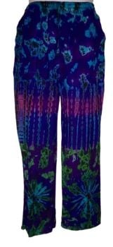 Hippy festival  tie dye straight leg  trousers  [tr16]