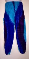 Hippy festival OCEAN  tie dye harem trousers [waist 22-50 inches] TR111