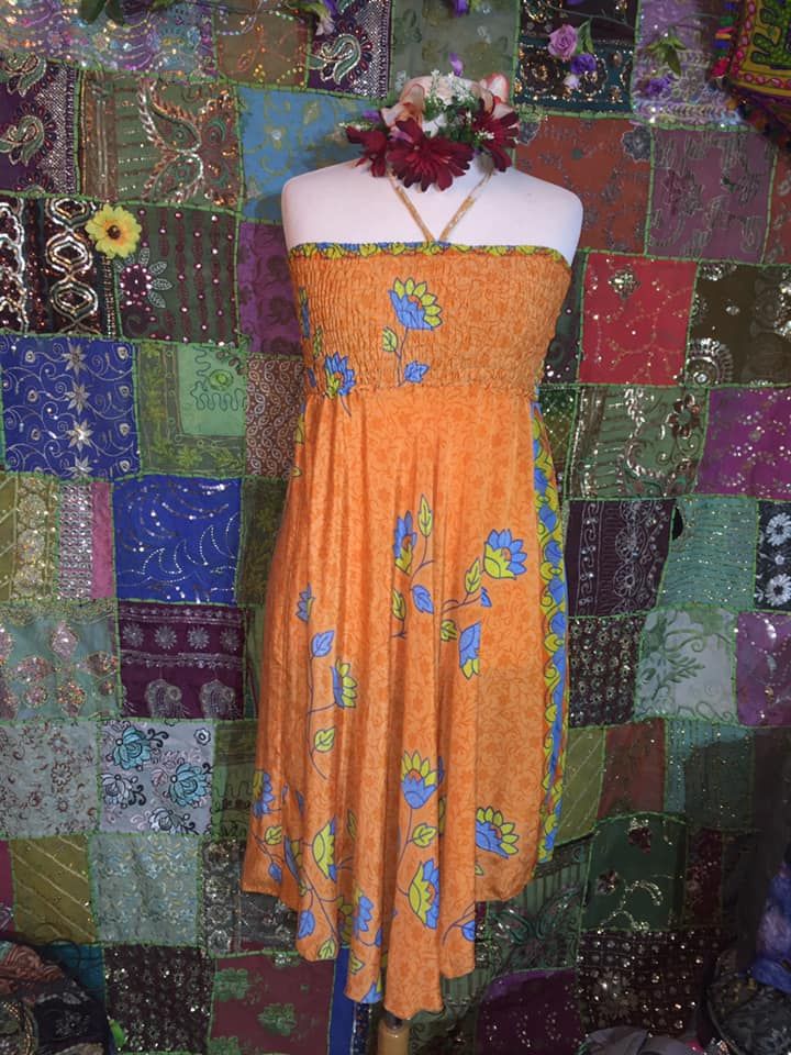 Lovely silk summer dress [see dresription]