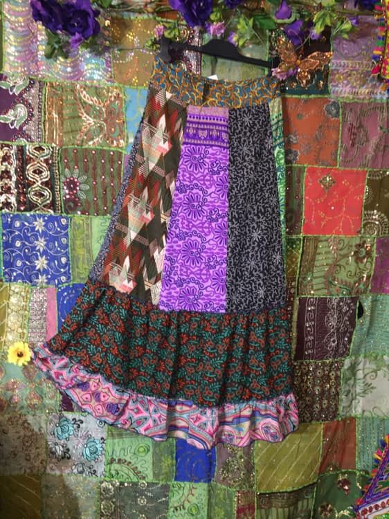 Lovely patchwork boho Emmie skirt