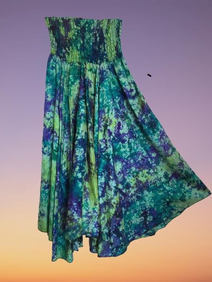 Gorgeous tie dye palazzo trousers  [waist 28-48 inches ]
