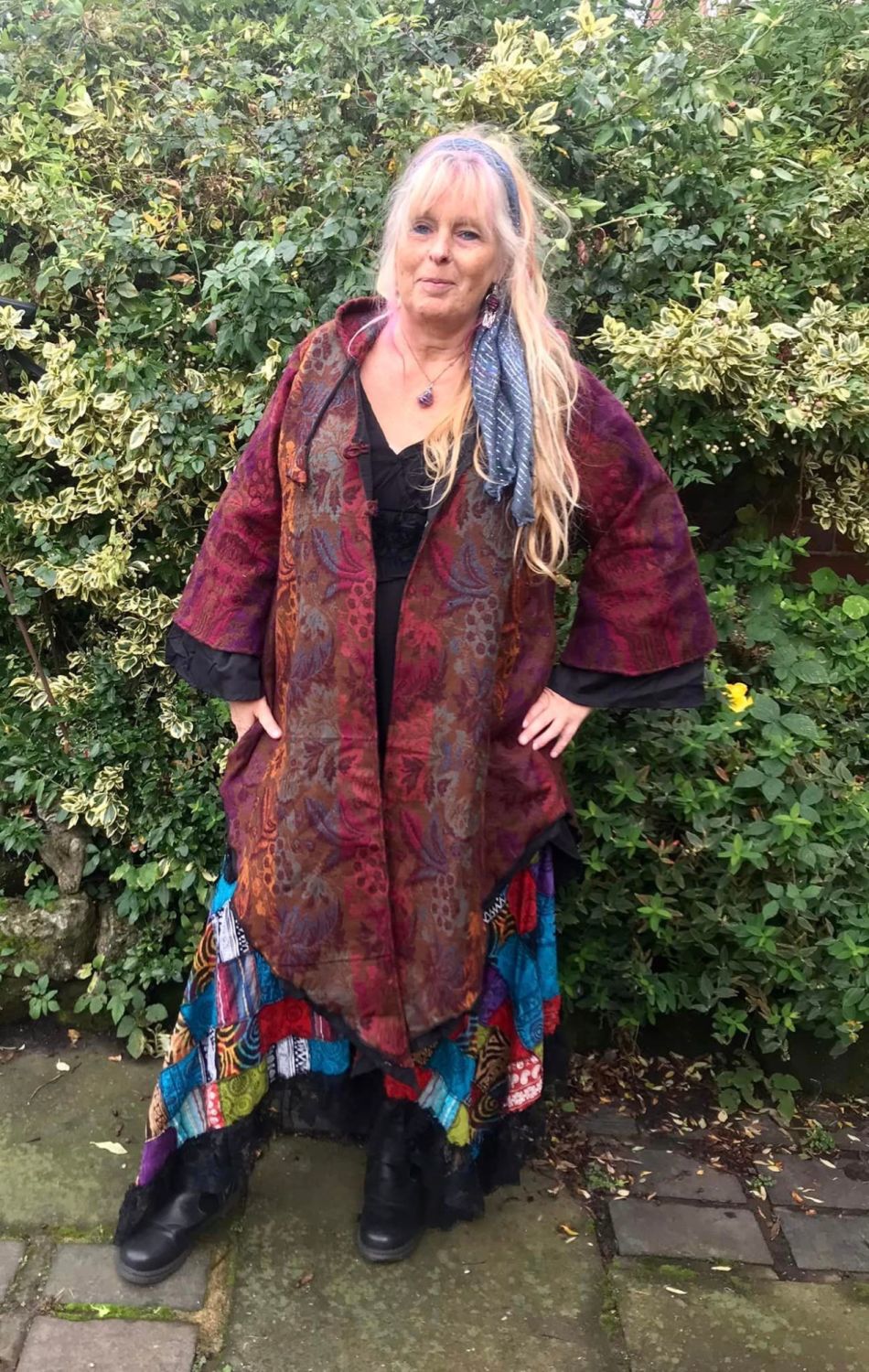 Fae goddess Louanna cashmelon pixie hem jacket