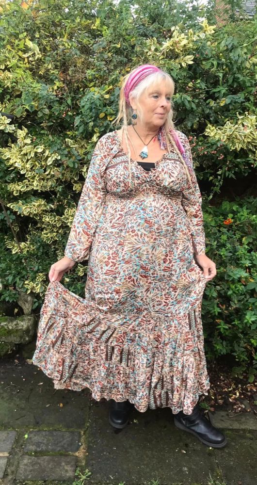The beautiful bohemian Rosa maxi dress  [freesize up to approx 22]
