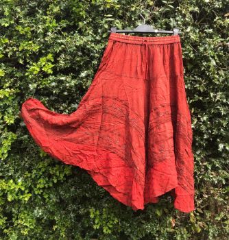 Fae sparkle maxi skirt [26-38 inches waist] [ns code]