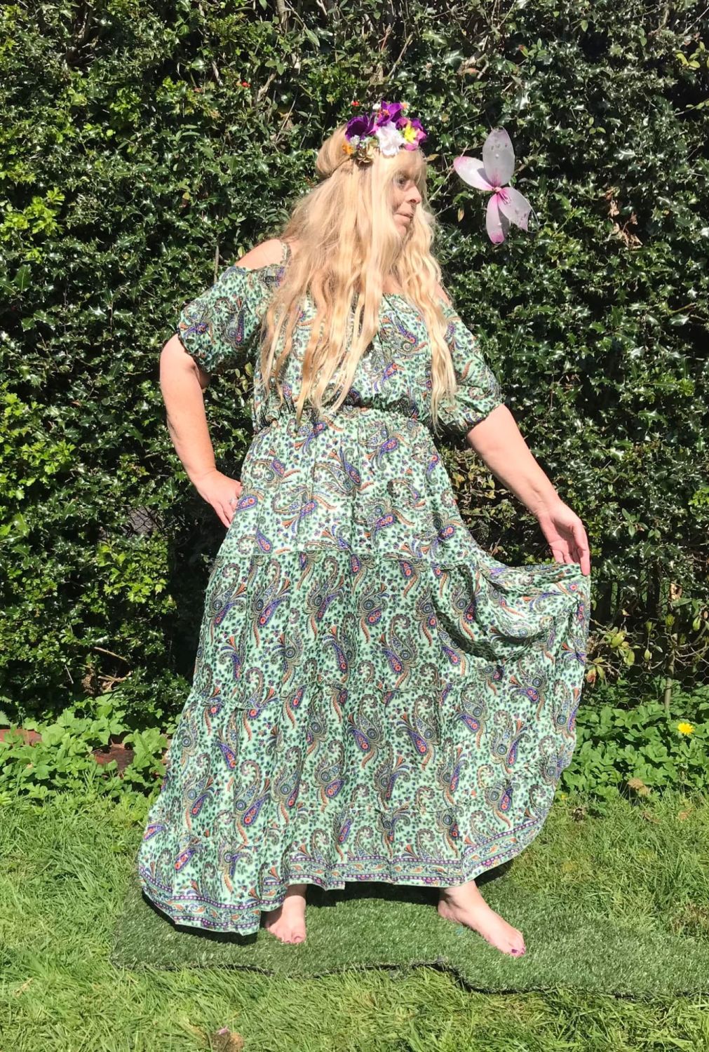 Cold shoulder store dress size 18