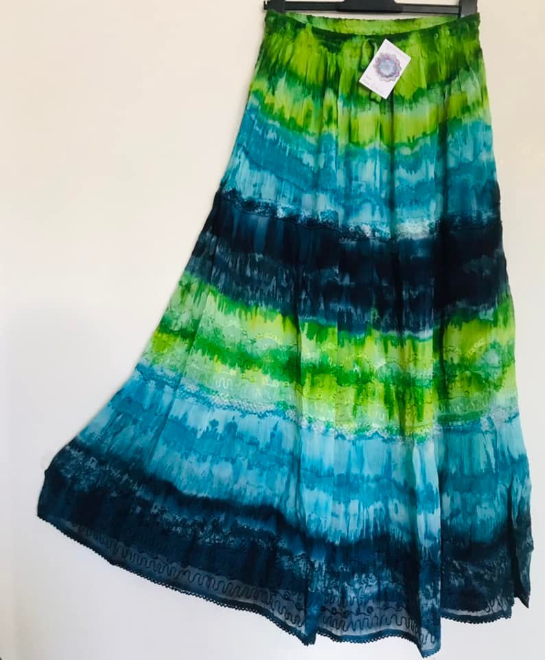 Gorgeous tie dye hippie skirt