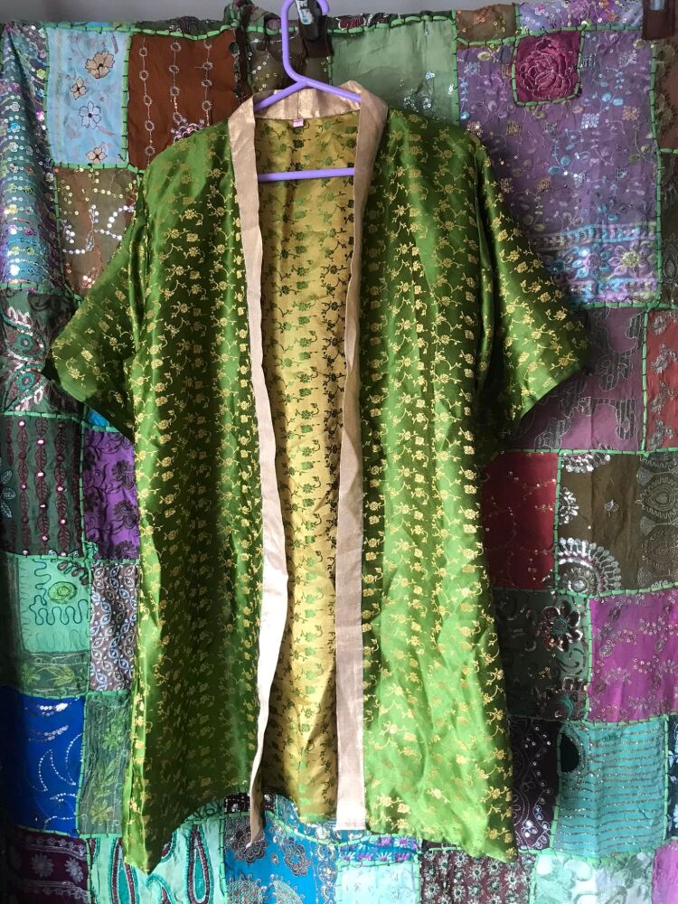 Silk kimono top 16-18