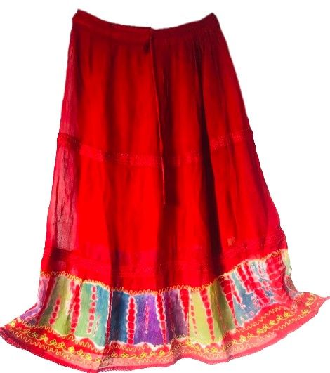 Gorgeous  tie dye hippie skirt